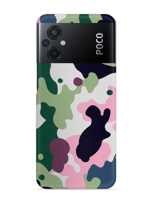 Seamless Funky Camouflage Snap Case for Poco M5 Zapvi