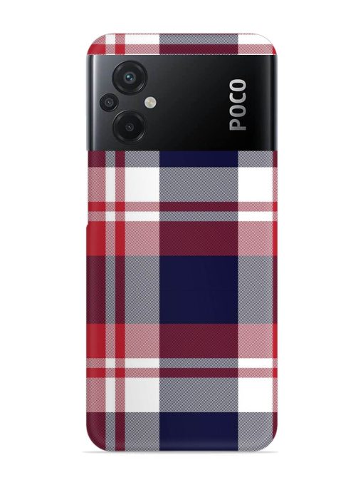 Classic Plaid Tartan Snap Case for Poco M5 Zapvi