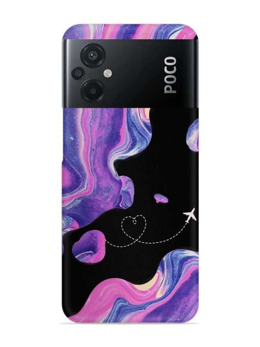 Glitter Art Snap Case for Poco M5 Zapvi