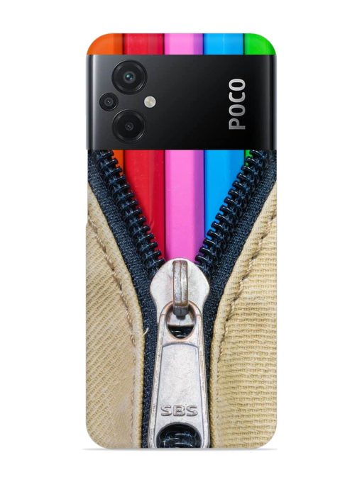 Zip In Color Snap Case for Poco M5 Zapvi