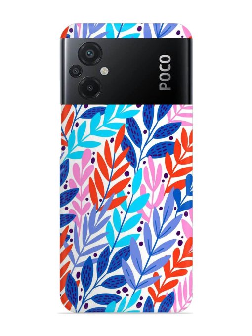 Bright Floral Tropical Snap Case for Poco M5