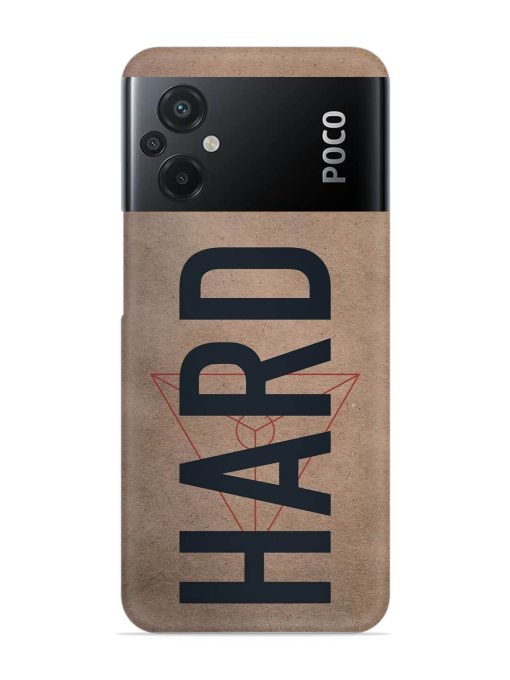 Hard Typo Snap Case for Poco M5 Zapvi