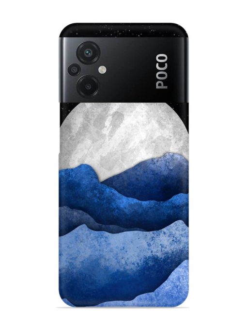 Full Moon Mountain Vector Snap Case for Poco M5