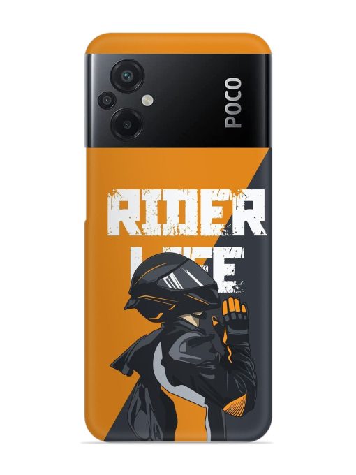 Rider Life Snap Case for Poco M5