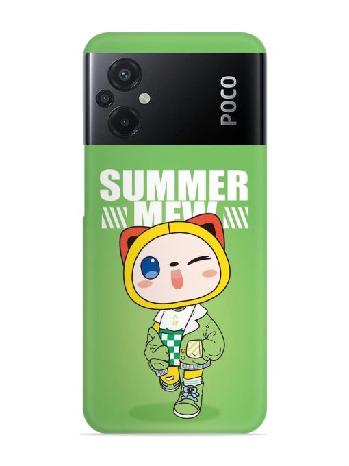 Summer Mew Snap Case for Poco M5 Zapvi