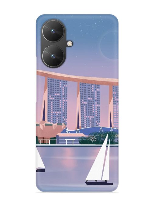 Singapore Scenery Architecture Snap Case for Poco M6 (5G) Zapvi