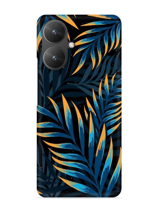 Abstract Leaf Art Snap Case for Poco M6 (5G) Zapvi