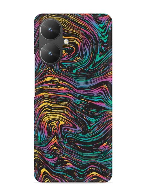 Abstract Liquid Colors Snap Case for Poco M6 (5G) Zapvi