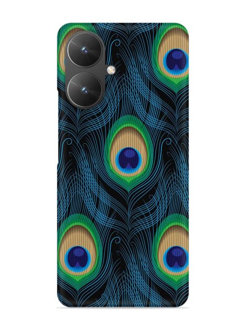 Seamless Pattern Peacock Snap Case for Poco M6 (5G) Zapvi