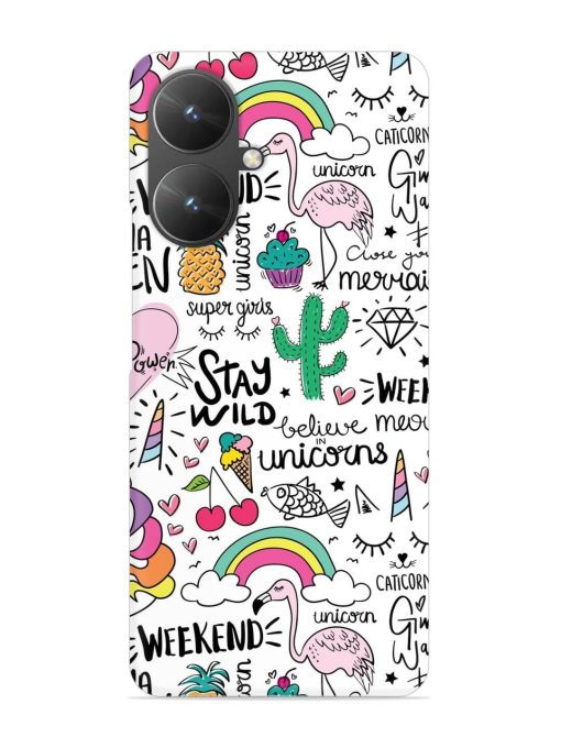 Unicorn Ice Cream Snap Case for Poco M6 (5G) Zapvi