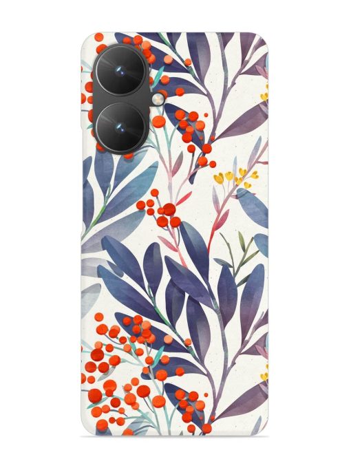 Seamless Floral Pattern Snap Case for Poco M6 (5G) Zapvi