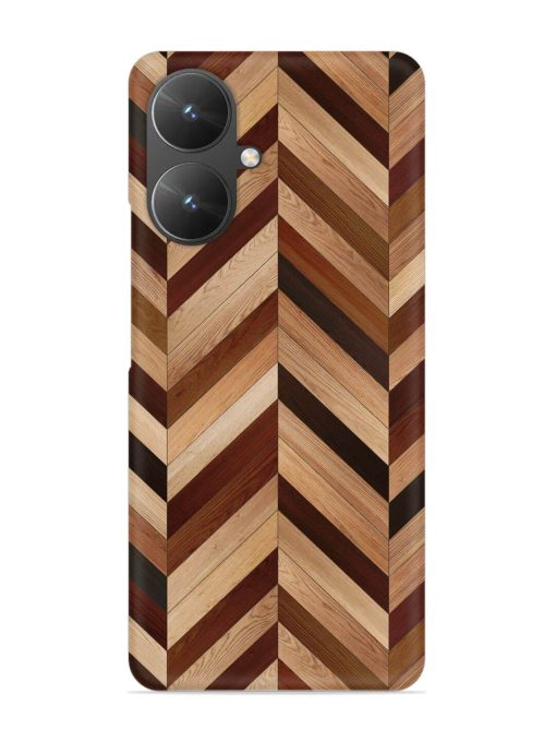 Seamless Wood Parquet Snap Case for Poco M6 (5G) Zapvi