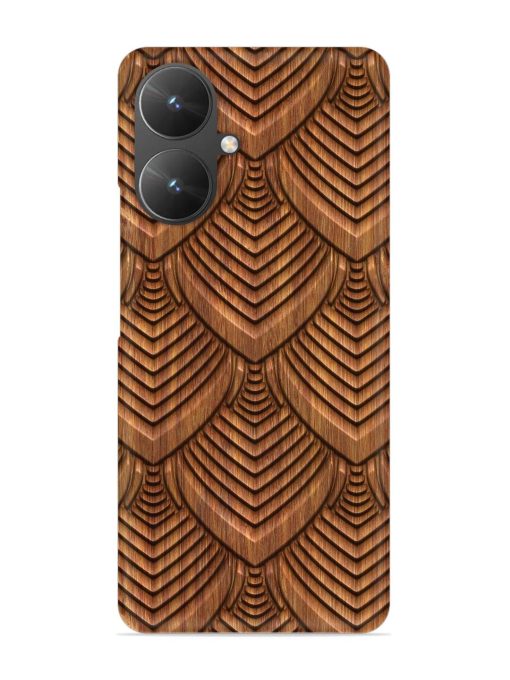 Carved Pattern On Snap Case for Poco M6 (5G) Zapvi