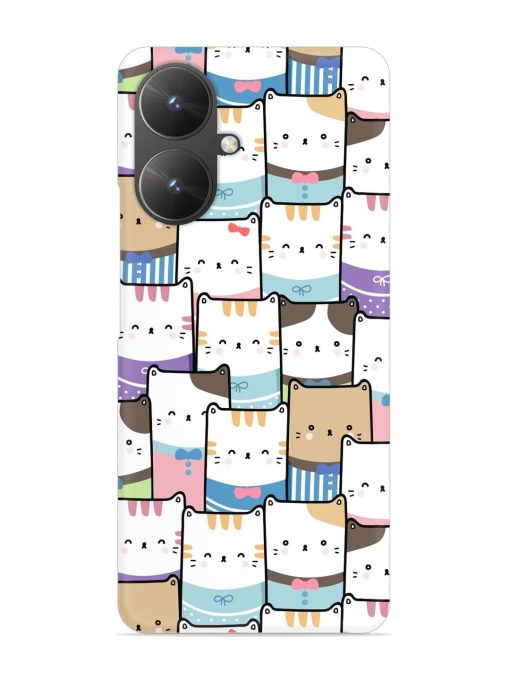 Cute Adorable Cat Snap Case for Poco M6 (5G)