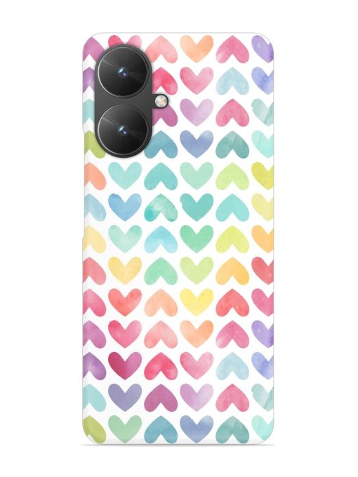 Seamless Colorful Watercolor Snap Case for Poco M6 (5G) Zapvi