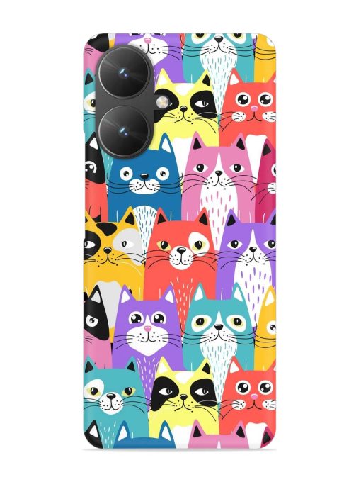 Funny Cartoon Cats Snap Case for Poco M6 (5G)