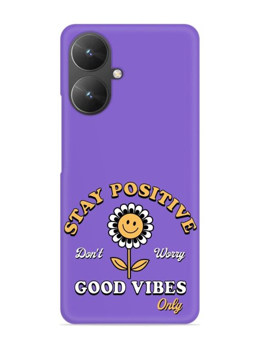 Retro Positive Flower Snap Case for Poco M6 (5G) Zapvi