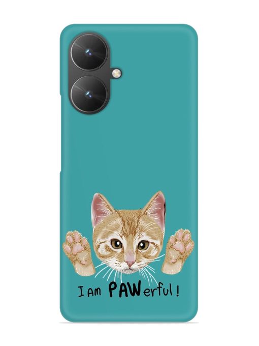 Typography Slogan Cat Snap Case for Poco M6 (5G)