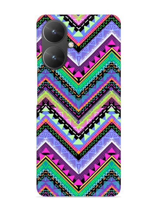 Tribal Aztec Print Snap Case for Poco M6 (5G) Zapvi