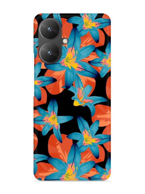 Philippine Flowers Seamless Snap Case for Poco M6 (5G) Zapvi