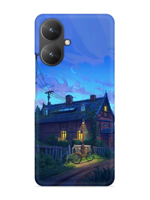 Beautiful Village House Snap Case for Poco M6 (5G) Zapvi