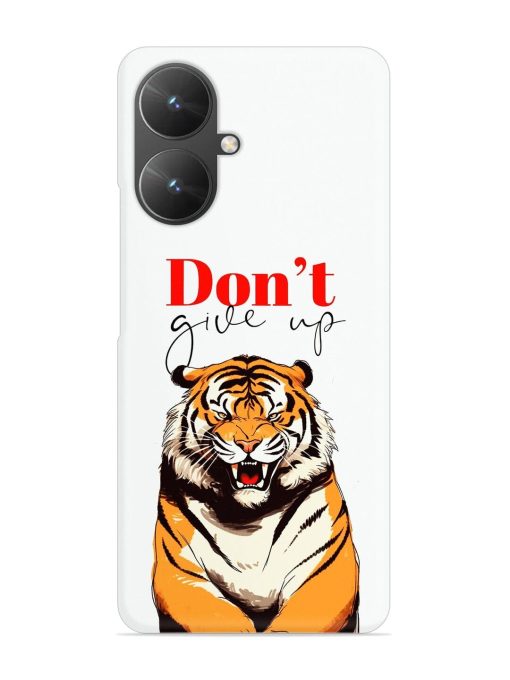 Don'T Give Up Tiger Art Snap Case for Poco M6 (5G)