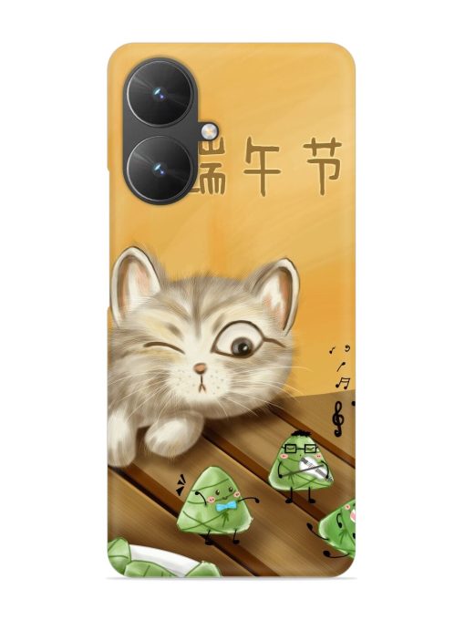 Cat Scorpion Dancing Snap Case for Poco M6 (5G) Zapvi