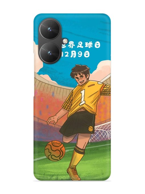 Soccer Kick Snap Case for Poco M6 (5G) Zapvi