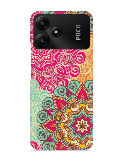 Mandala Seamless Snap Case for Poco M6 Pro (5G) Zapvi