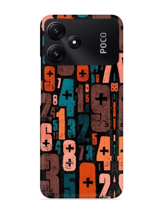 0 To 9 Art Snap Case for Poco M6 Pro (5G) Zapvi