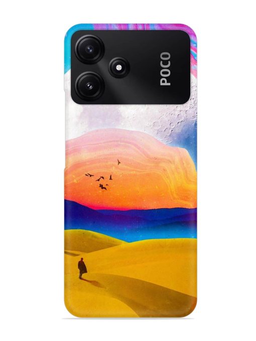 Sandy Desert Snap Case for Poco M6 Pro (5G) Zapvi