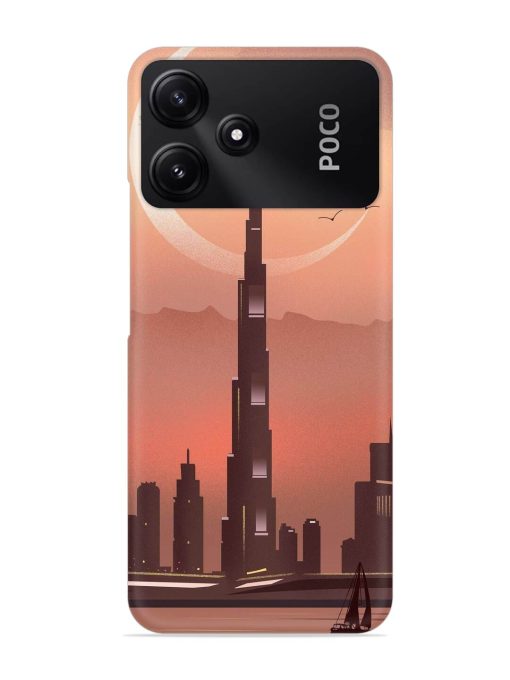 Landmark Burj Khalifa Snap Case for Poco M6 Pro (5G) Zapvi