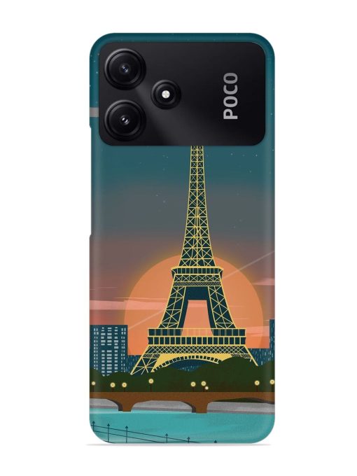 Scenery Architecture France Paris Snap Case for Poco M6 Pro (5G) Zapvi