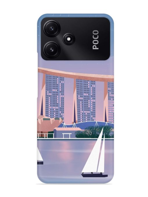 Singapore Scenery Architecture Snap Case for Poco M6 Pro (5G) Zapvi