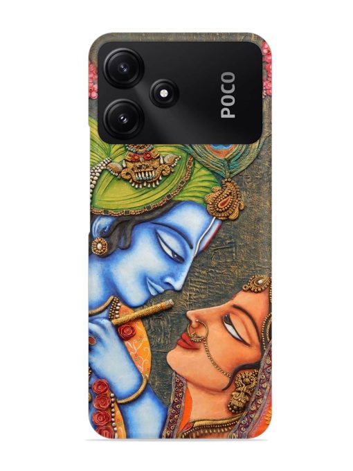 Lord Radha Krishna Flute Art Snap Case for Poco M6 Pro (5G) Zapvi