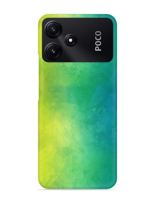 Yellow Green Gradient Snap Case for Poco M6 Pro (5G)