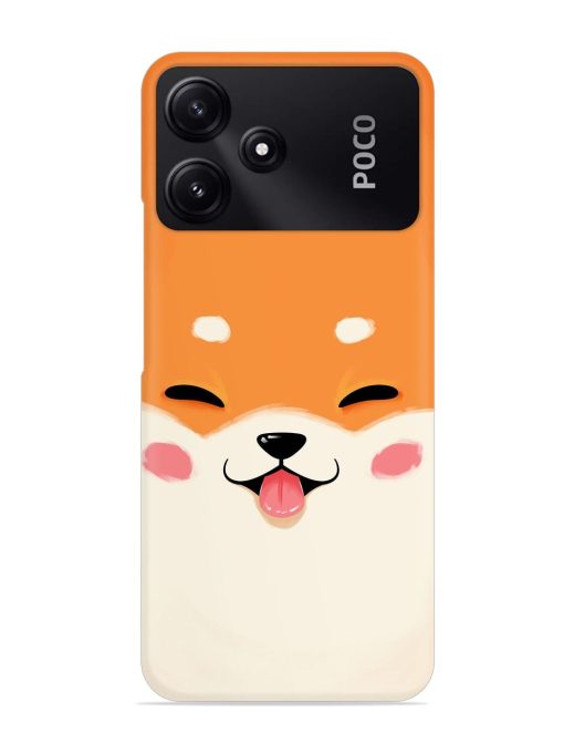 Happy Cat Art Snap Case for Poco M6 Pro (5G) Zapvi