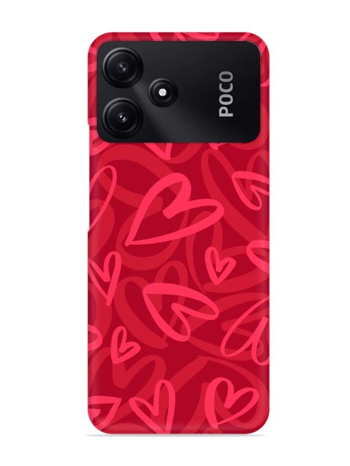 Seamless Romantic Pattern Snap Case for Poco M6 Pro (5G) Zapvi