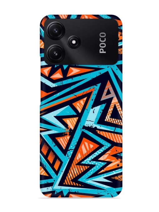 Abstract Seamless Grunge Snap Case for Poco M6 Pro (5G) Zapvi