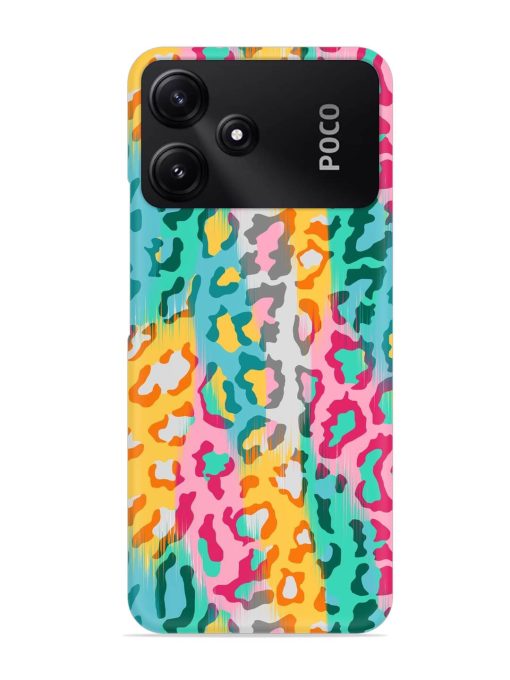 Seamless Vector Colorful Snap Case for Poco M6 Pro (5G)