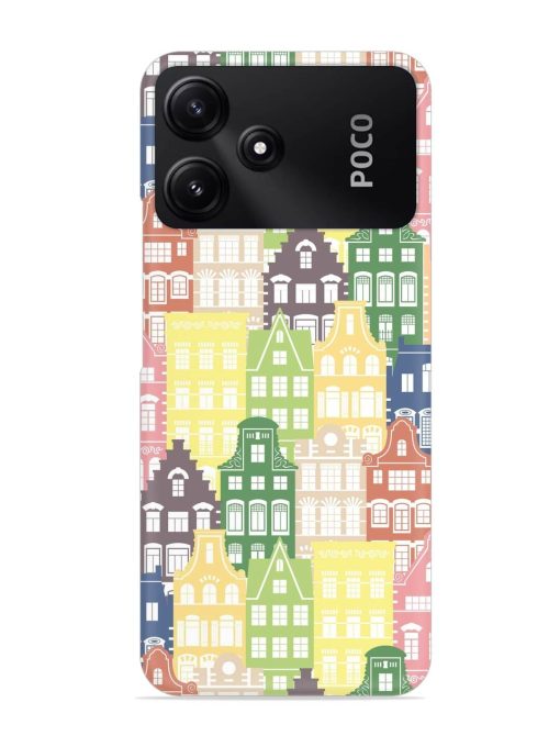 Seamless Shapes Pattern Snap Case for Poco M6 Pro (5G) Zapvi