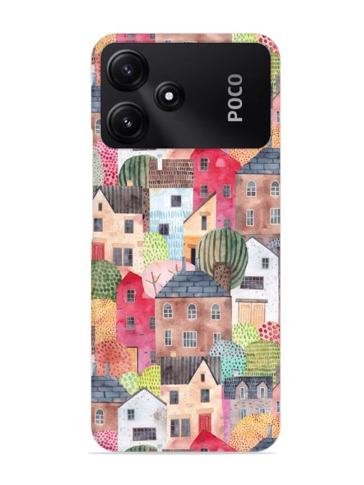 Abstract Seamless Pattern Snap Case for Poco M6 Pro (5G) Zapvi