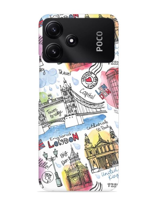 Vector London Landmark Snap Case for Poco M6 Pro (5G)