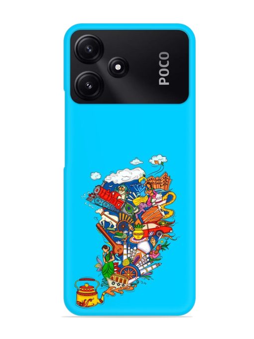 Vector Design Indian Snap Case for Poco M6 Pro (5G)