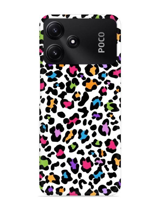 Seamless Leopard Pattern Snap Case for Poco M6 Pro (5G) Zapvi