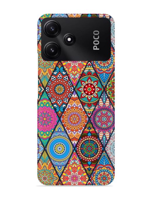 Seamless Tile Pattern Snap Case for Poco M6 Pro (5G) Zapvi