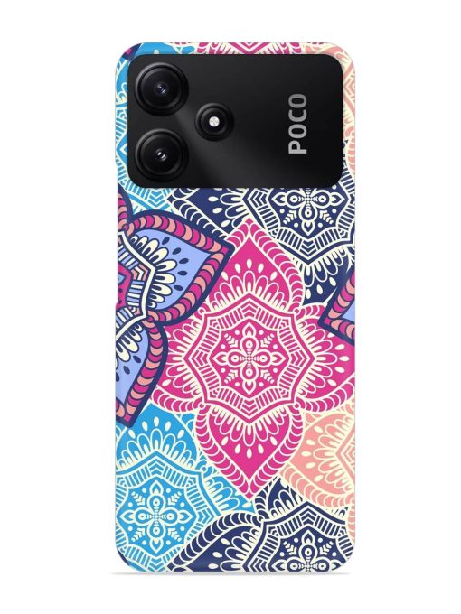 Ethnic Floral Seamless Snap Case for Poco M6 Pro (5G) Zapvi