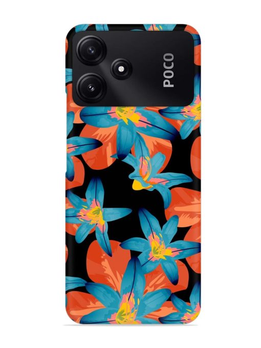 Philippine Flowers Seamless Snap Case for Poco M6 Pro (5G) Zapvi