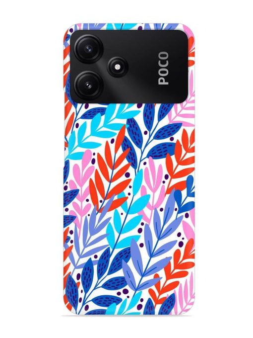 Bright Floral Tropical Snap Case for Poco M6 Pro (5G) Zapvi