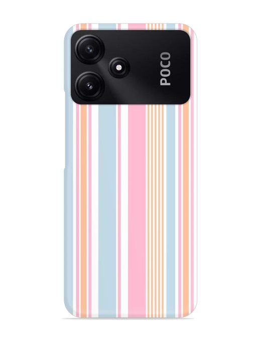 Stripe Seamless Pattern Snap Case for Poco M6 Pro (5G)